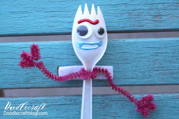 Forky Toy Story 4 Spork Hair Clip Craft DIY